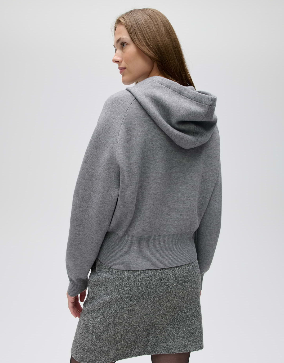 Gebreide Hoodie Perel