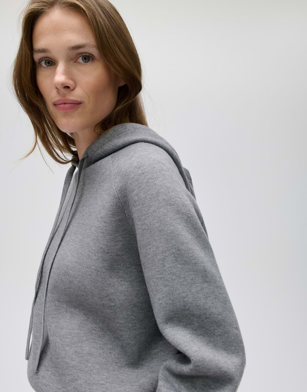 Gebreide Hoodie Perel