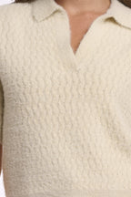Gebreide Polo Top
