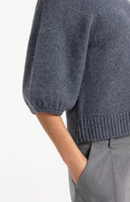 Gebreide Trui met Ballonmouwen