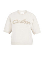 Gebreide Trui met Fluffy Tekst