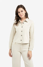 Gekleurd Denim Jasje