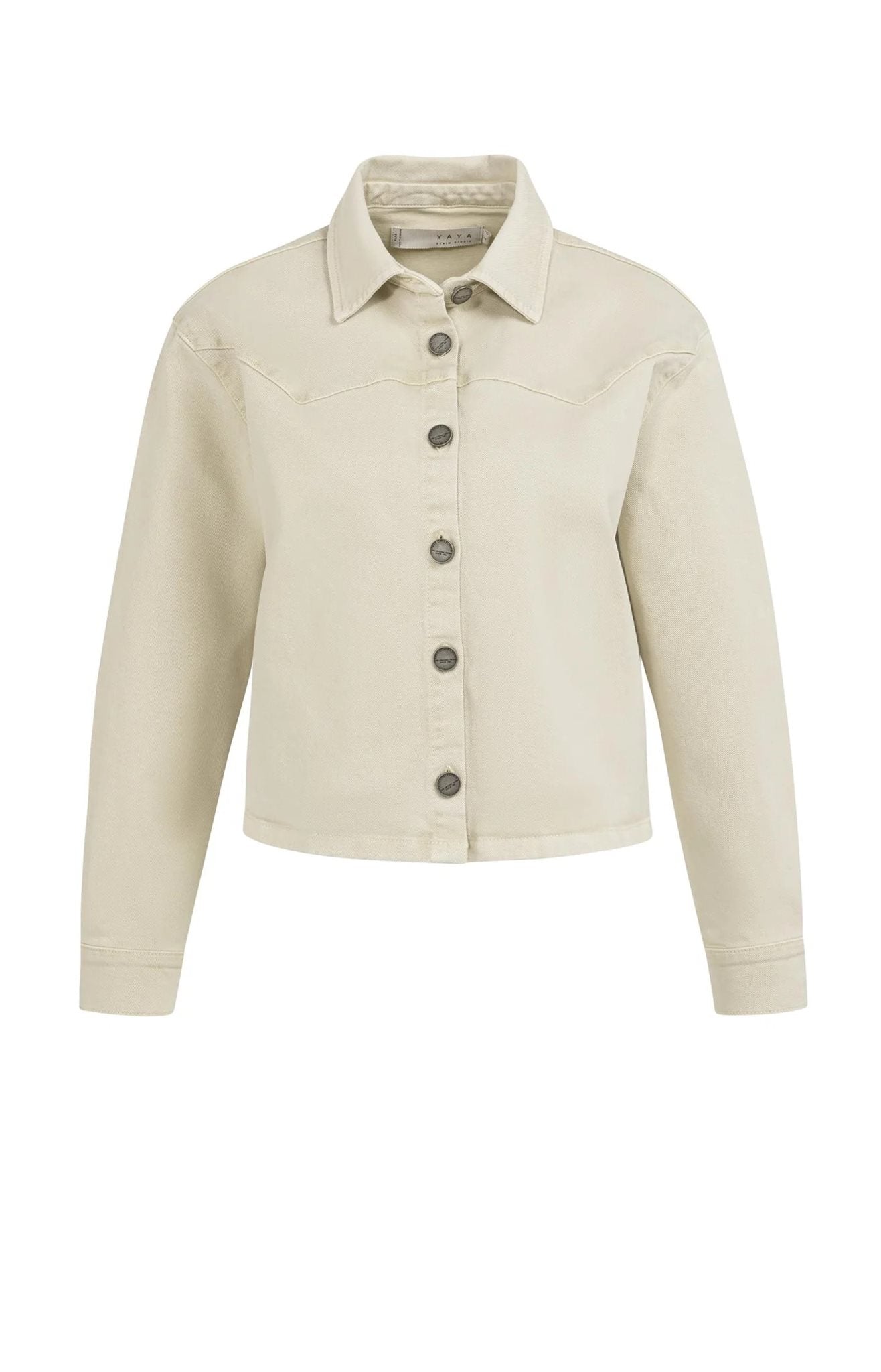 Gekleurd Denim Jasje