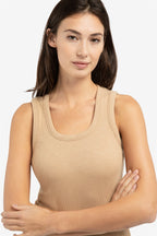 Geribd Singlet met Ronde Hals