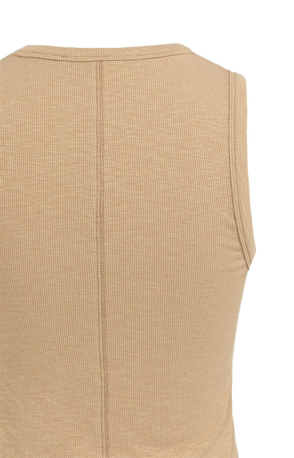 Geribd Singlet met Ronde Hals