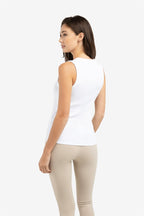 Geribd Singlet met Ronde Hals