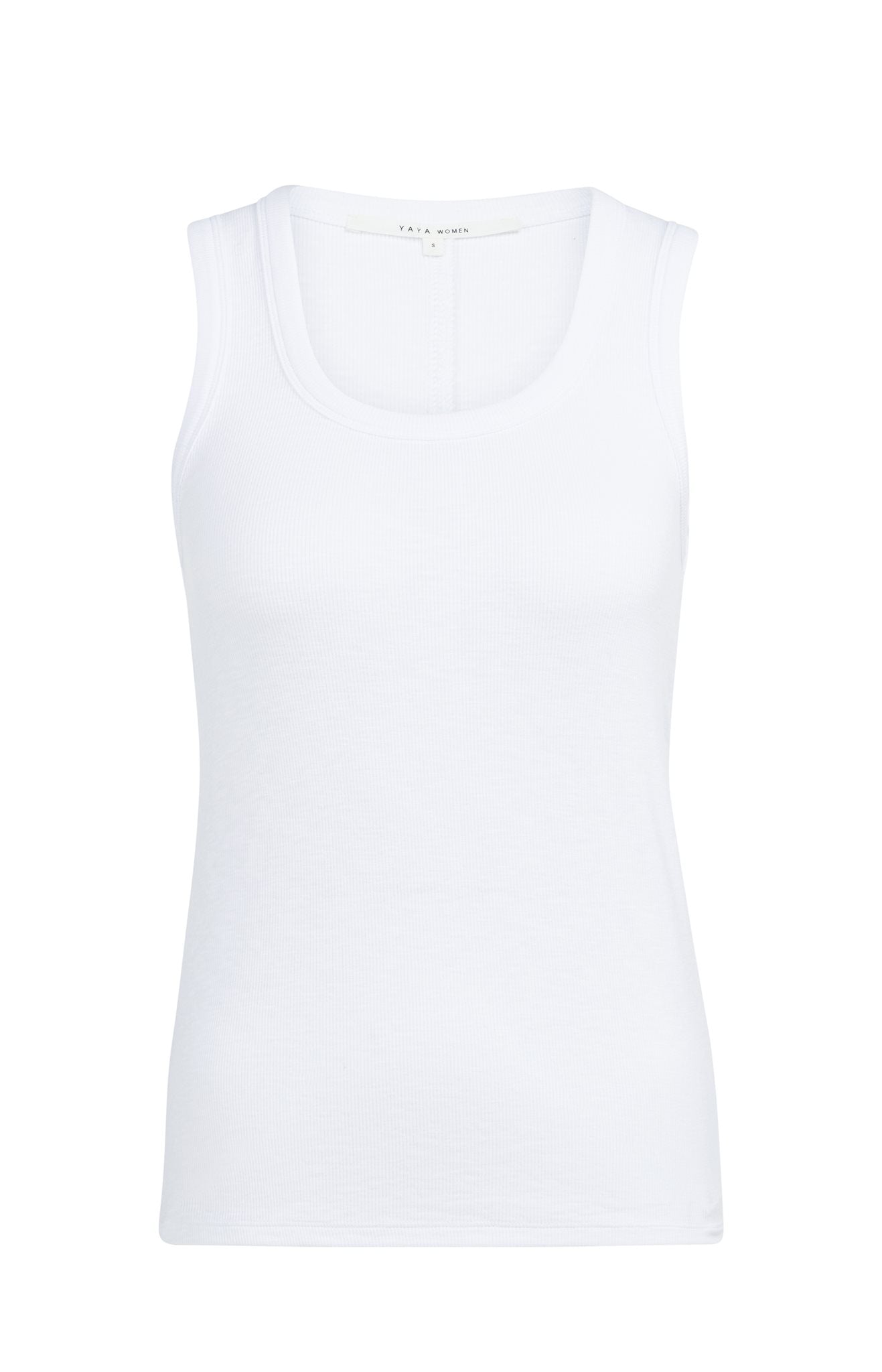 Geribd Singlet met Ronde Hals