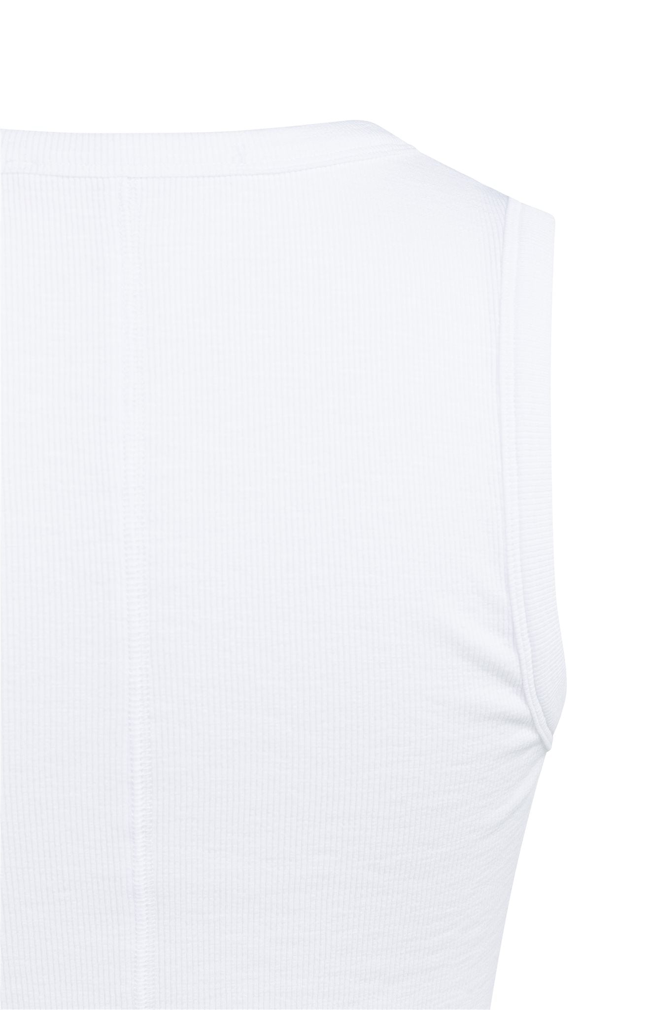 Geribd Singlet met Ronde Hals