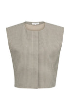 Geruit Gilet Schoudervulling