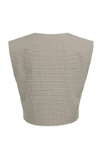 Geruit Gilet Schoudervulling