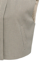 Geruit Gilet Schoudervulling