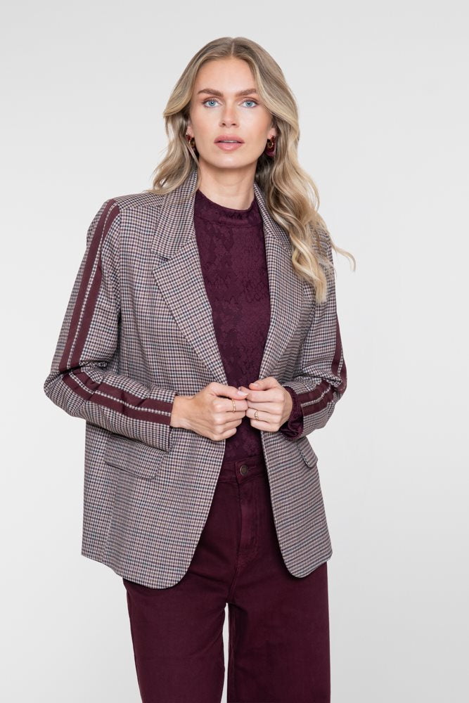 Geruite Blazer
