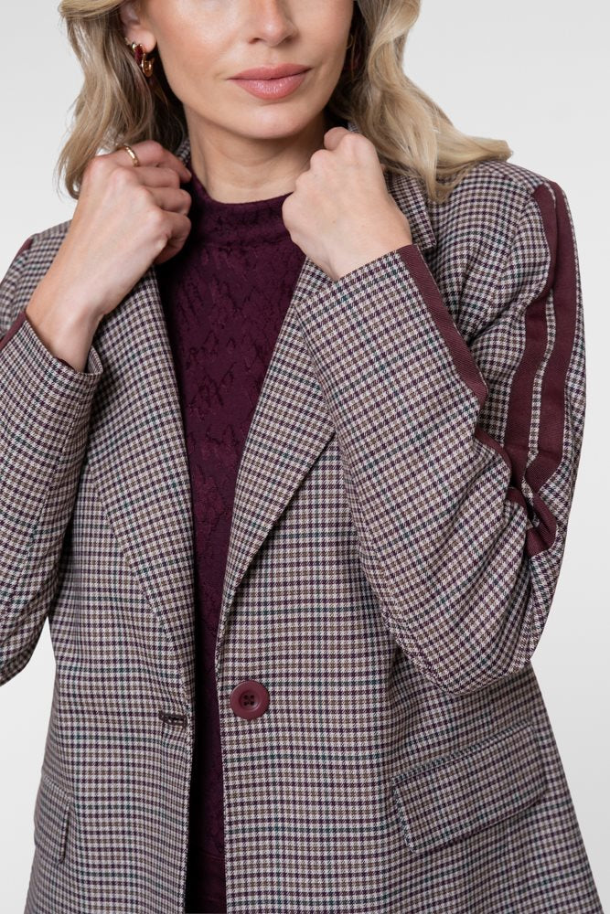 Geruite Blazer