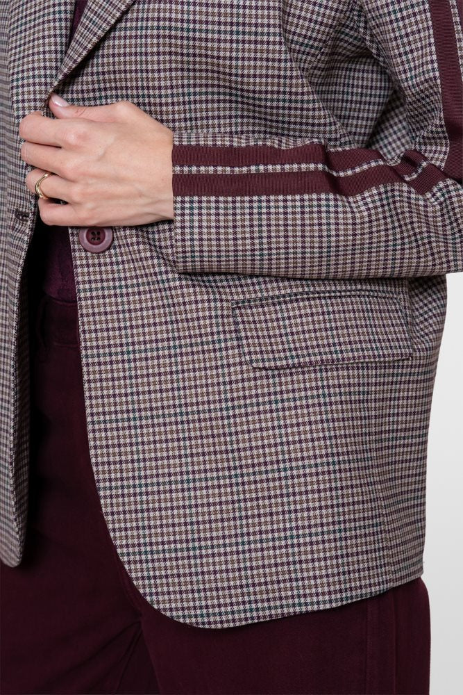 Geruite Blazer