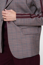 Geruite Blazer