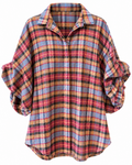 Geruite Blouse