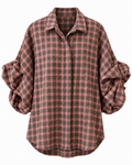 Geruite Blouse