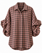 Geruite Blouse