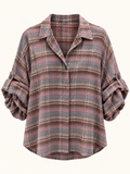 Geruite Blouse