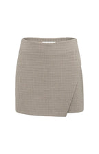 Geruite Skort met Overslag