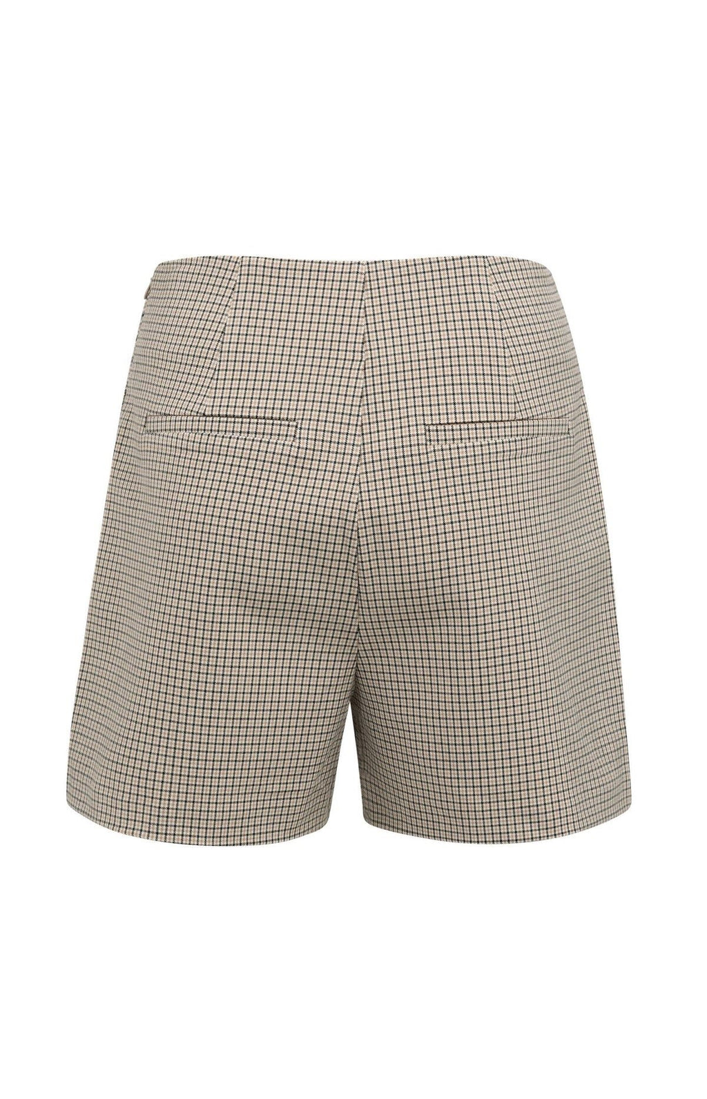 Geruite Skort met Overslag