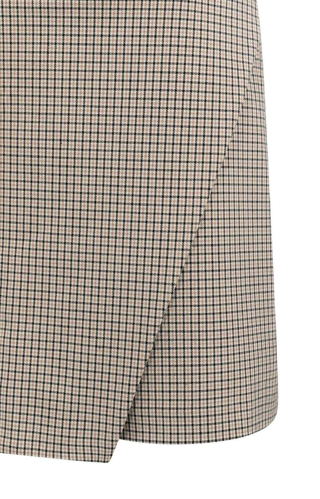 Geruite Skort met Overslag