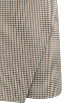Geruite Skort met Overslag