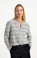 Gestreept Gebreid Vest