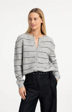 Gestreept Gebreid Vest