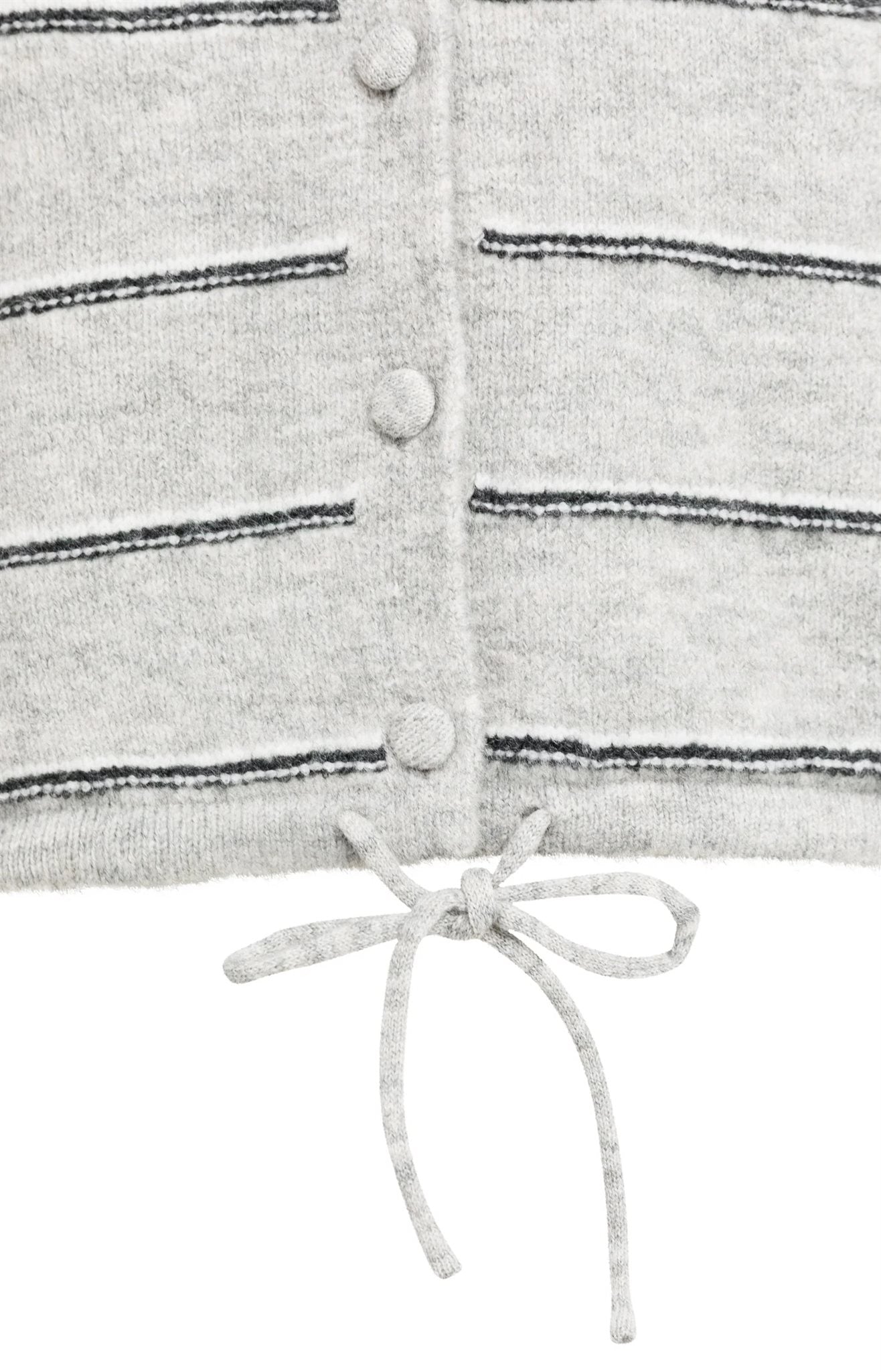 Gestreept Gebreid Vest