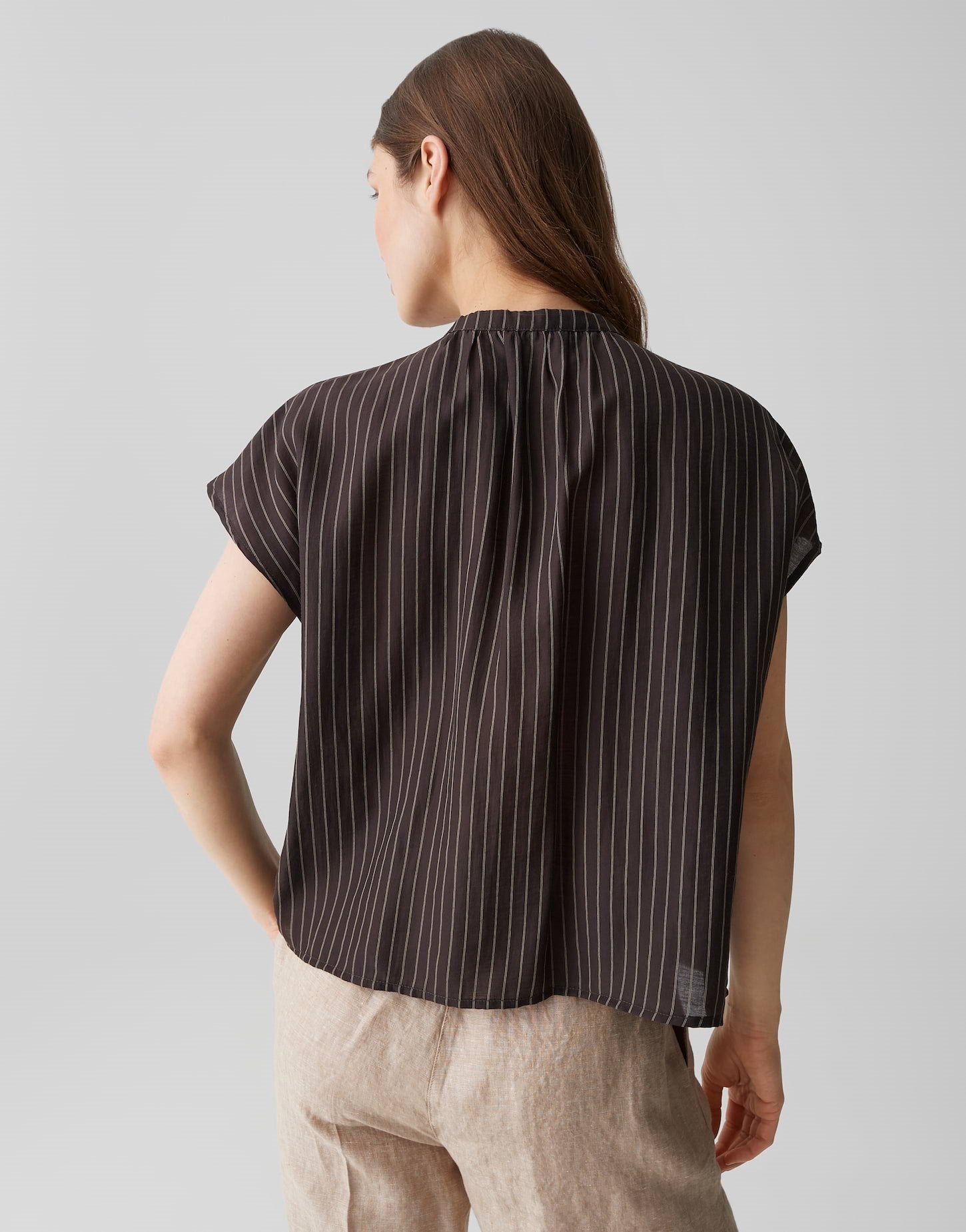 Gestreepte Blouse Friepe