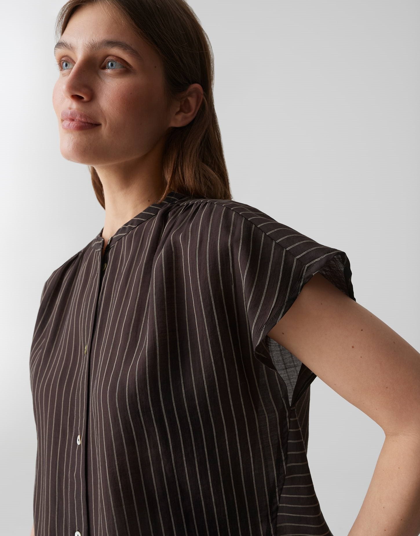 Gestreepte Blouse Friepe