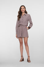 Gestreepte Blouse met Borstzak