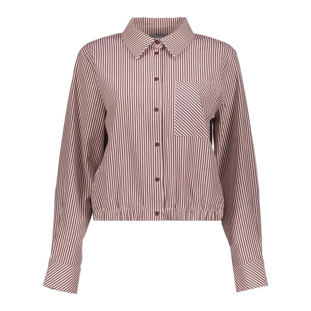 Gestreepte Blouse met Borstzak