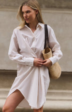 Gestreepte Blousejurk