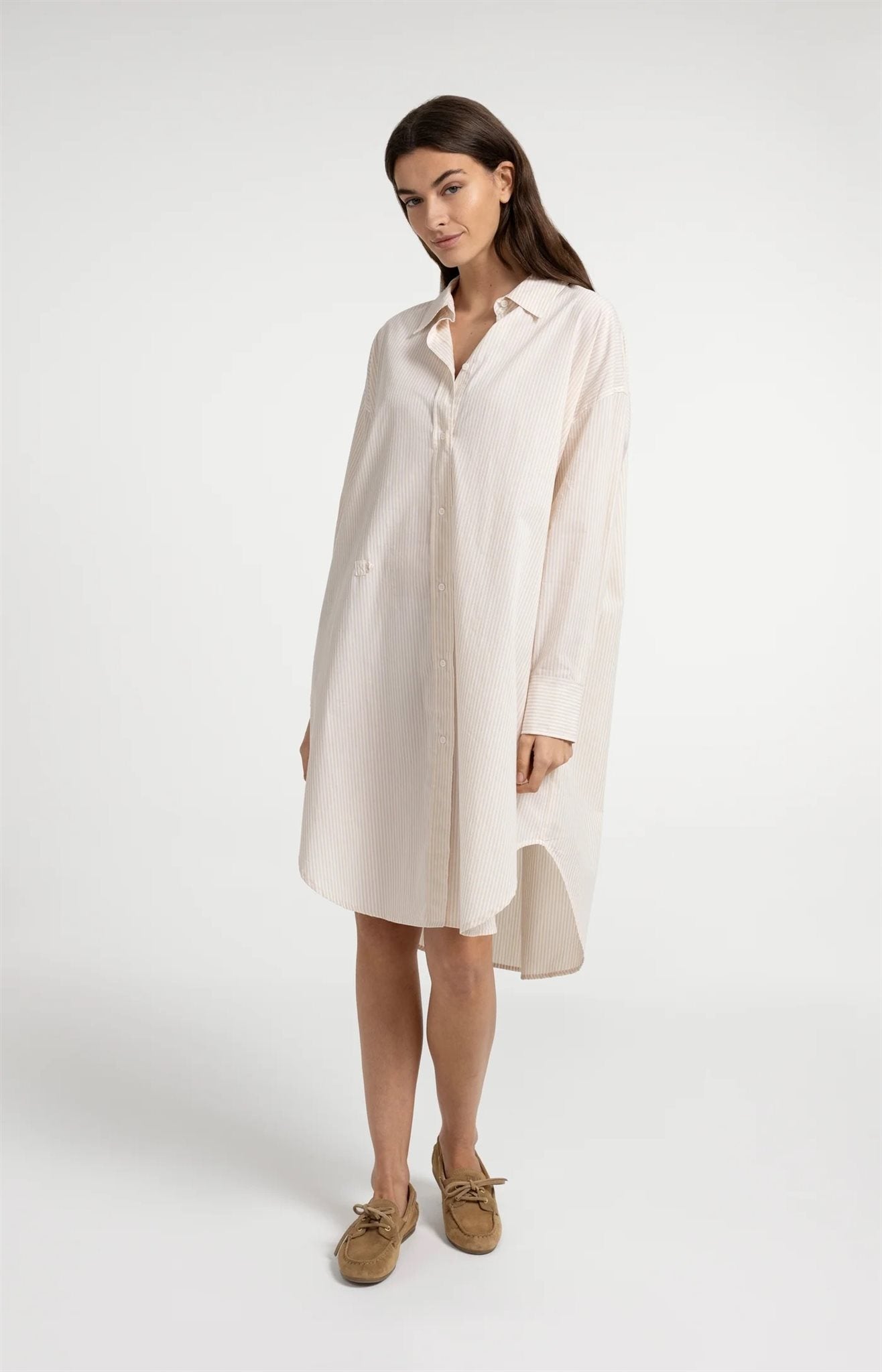 Gestreepte Blousejurk