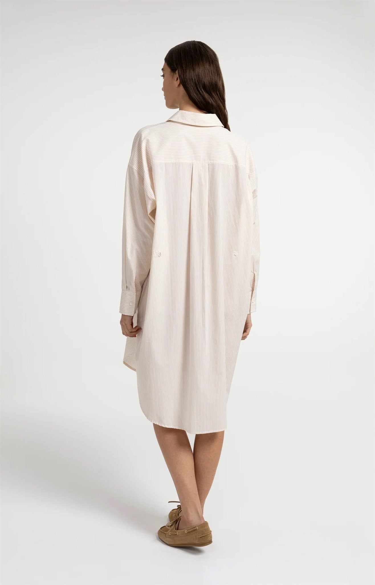 Gestreepte Blousejurk