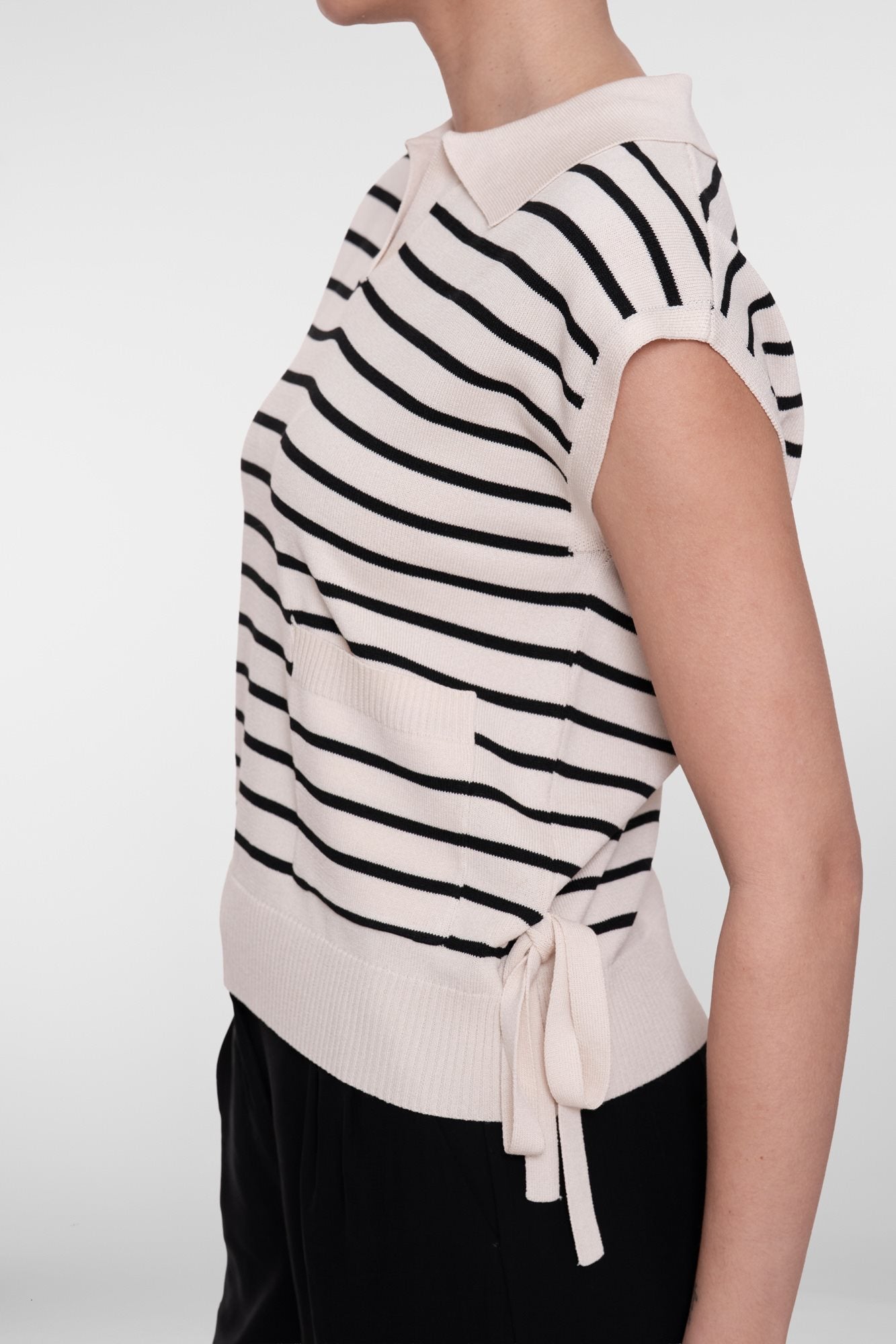 Gestreepte Trui met Polokraag