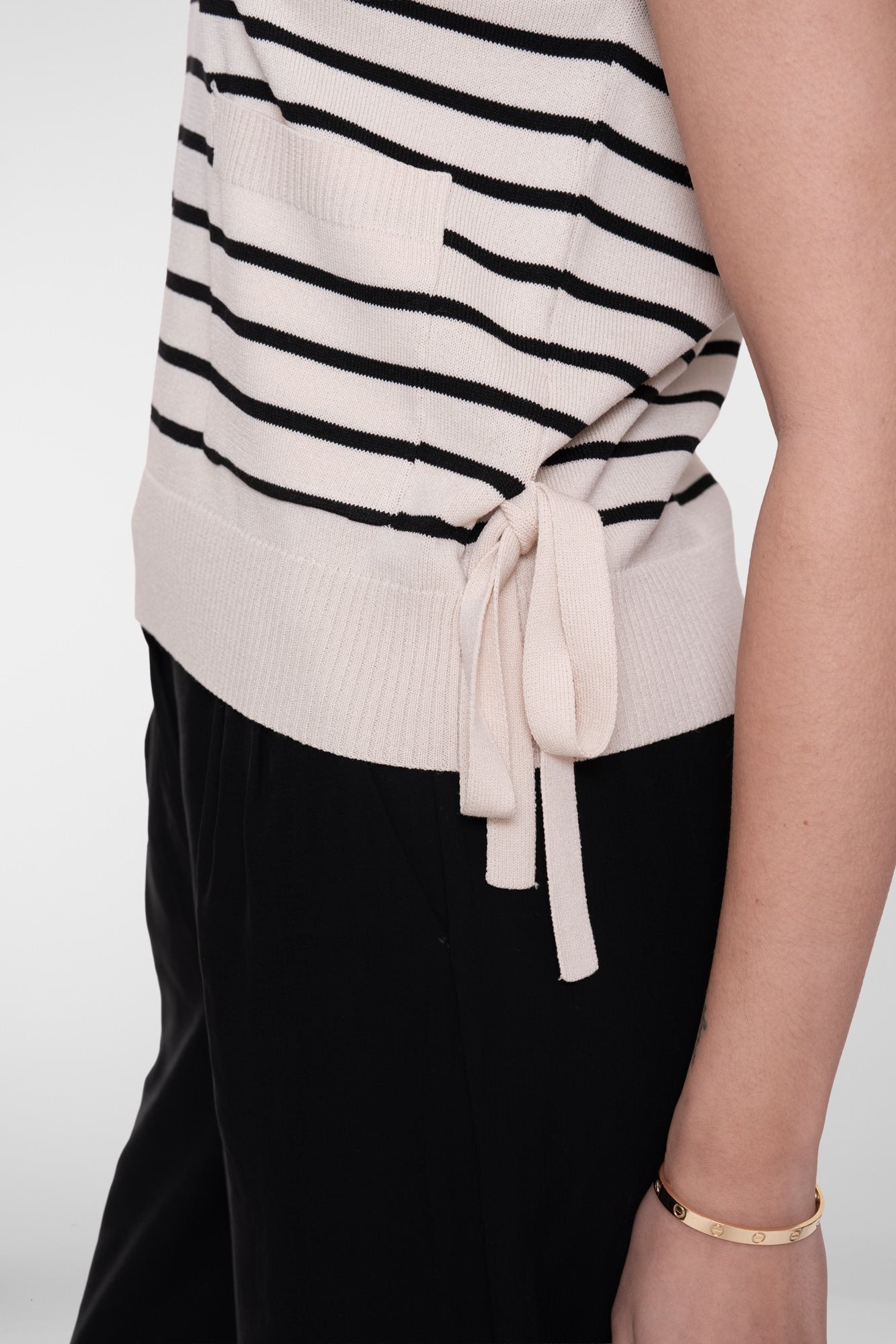 Gestreepte Trui met Polokraag