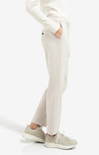 Geweven Broek Rechte Pijpen