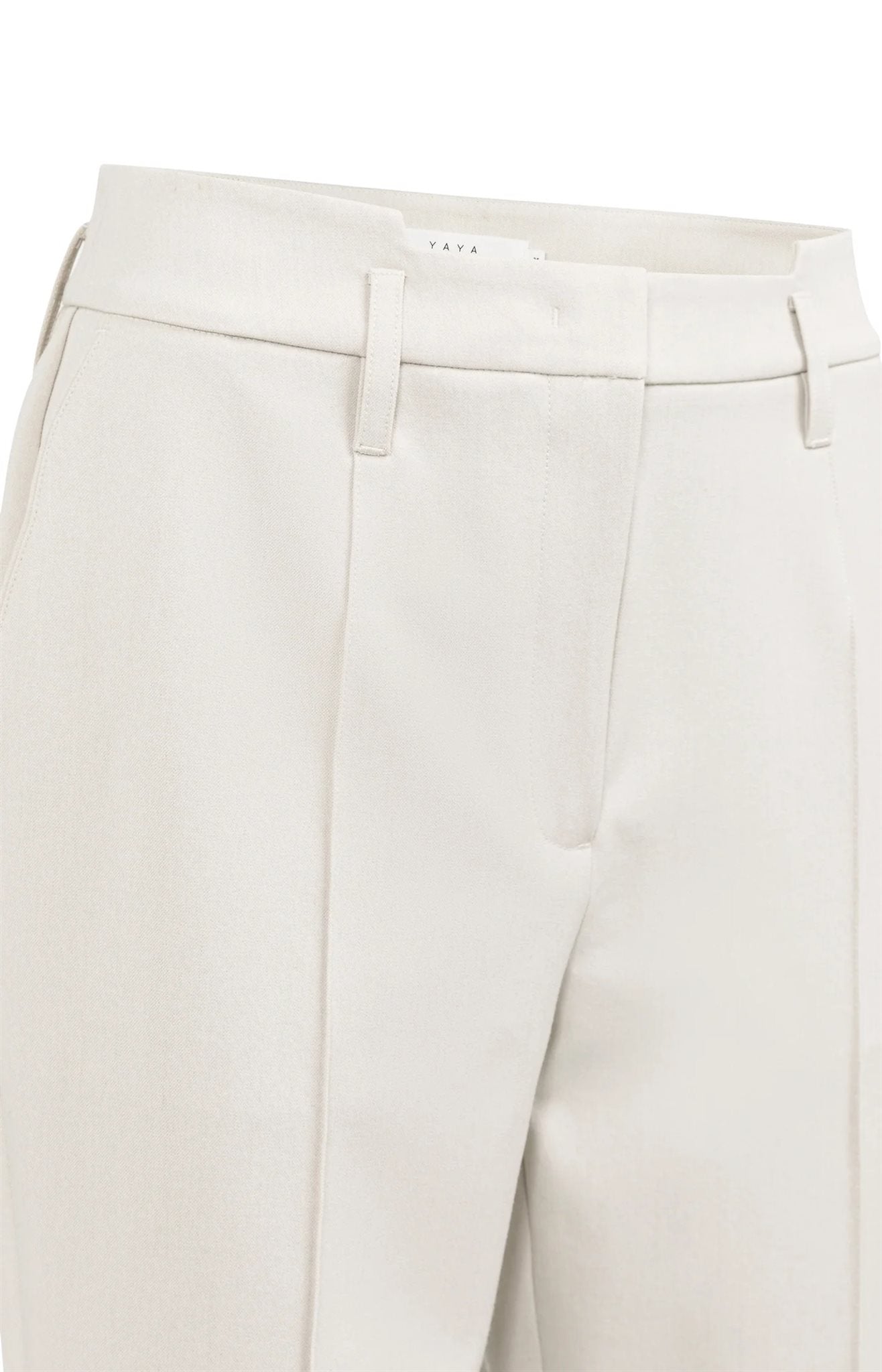 Geweven Broek Rechte Pijpen