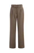 Geweven Broek met Plooien