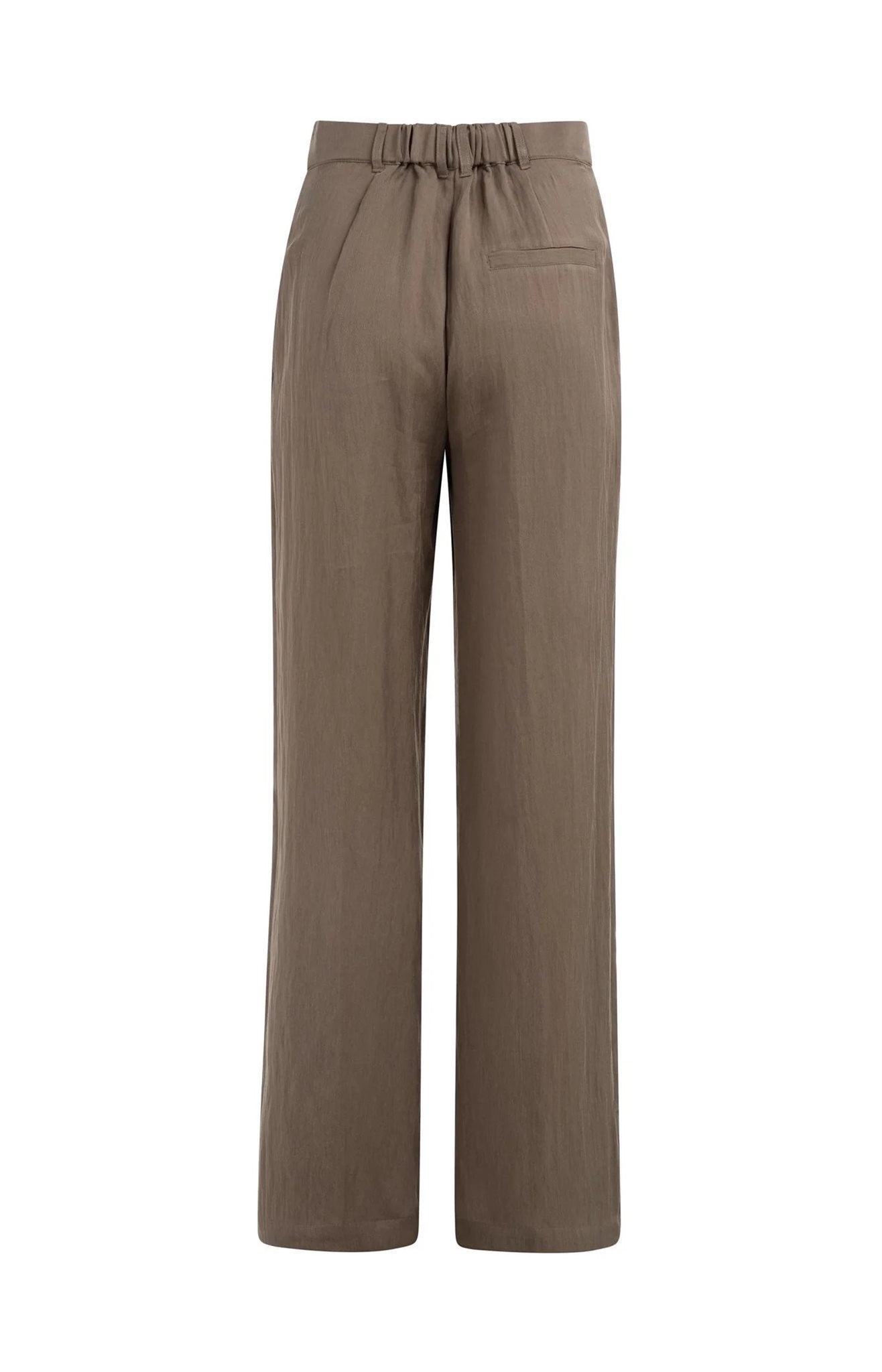 Geweven Broek met Plooien