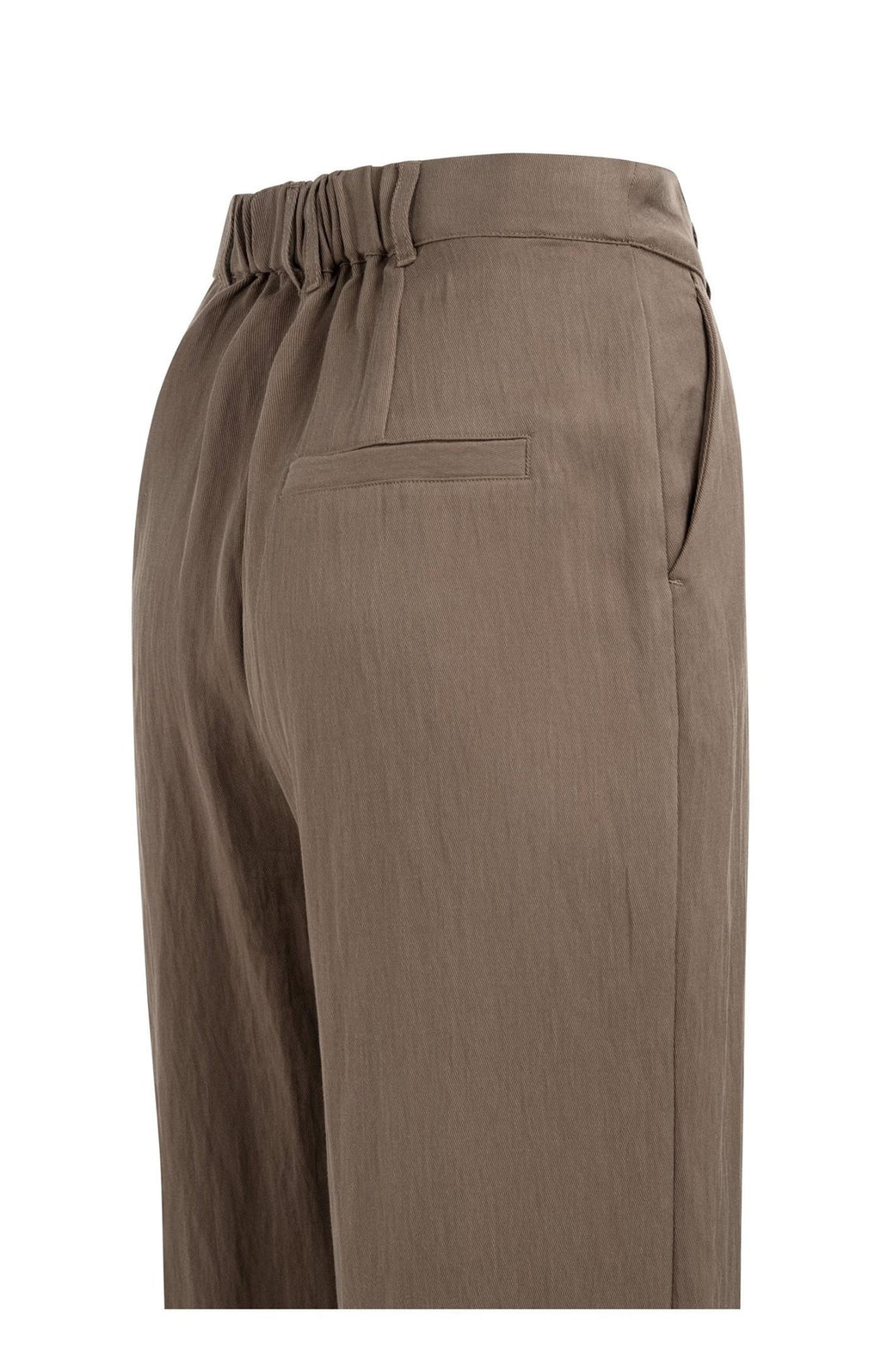 Geweven Broek met Plooien