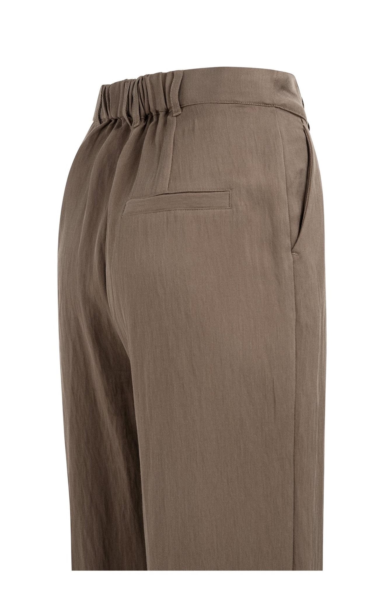 Geweven Broek met Plooien