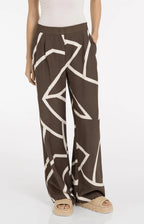 Geweven Broek met Print