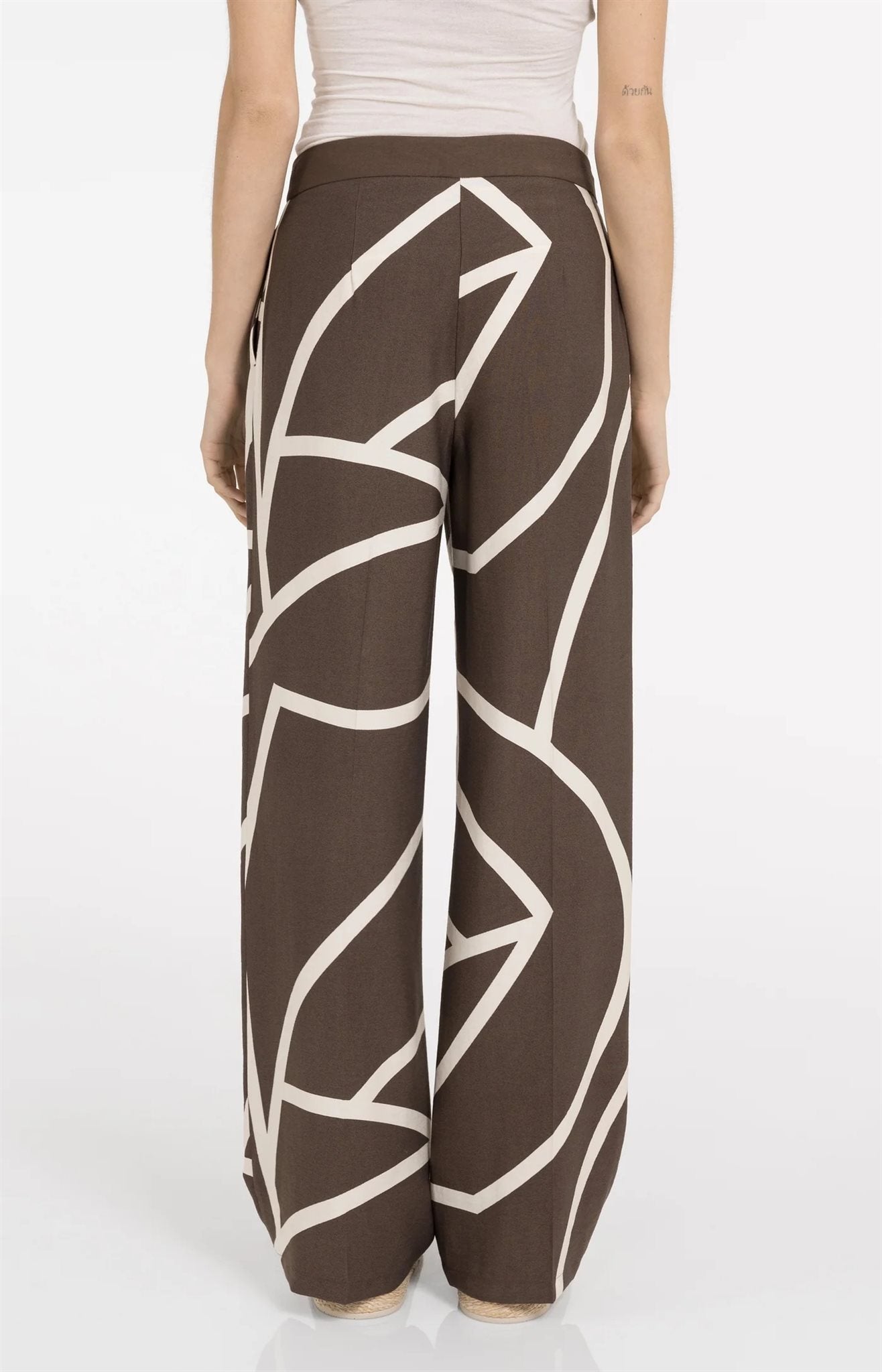 Geweven Broek met Print