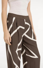 Geweven Broek met Print