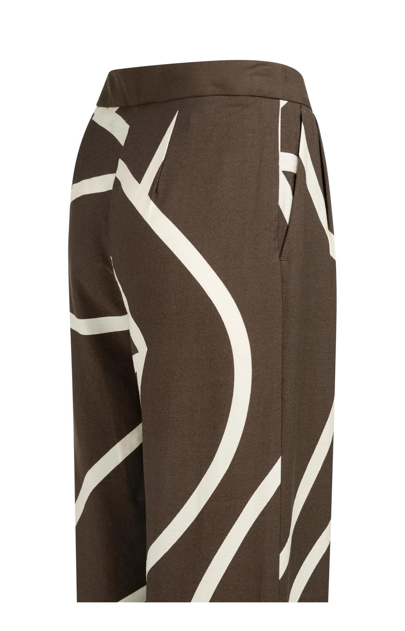 Geweven Broek met Print