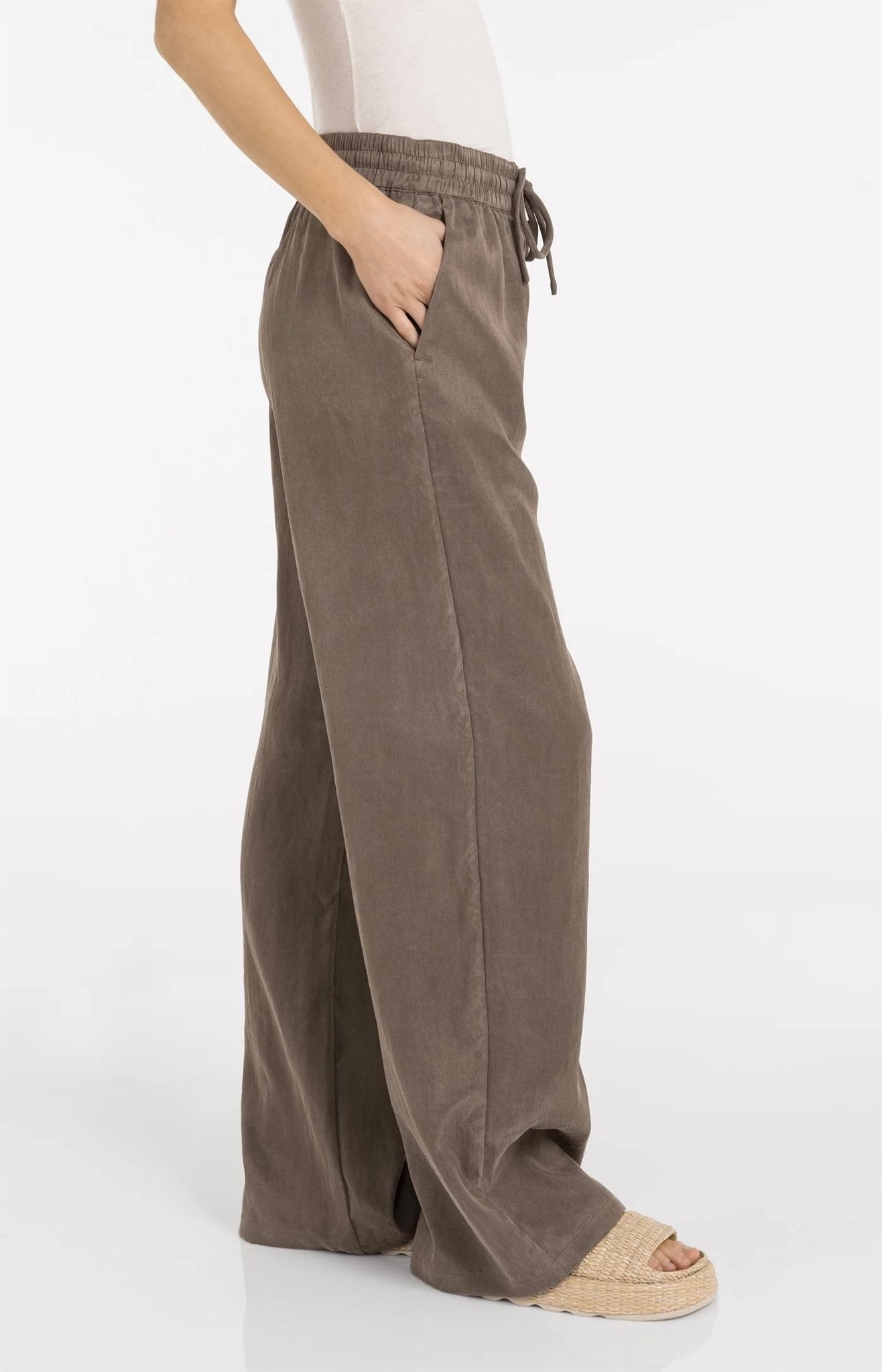 Geweven Broek met Tailleband